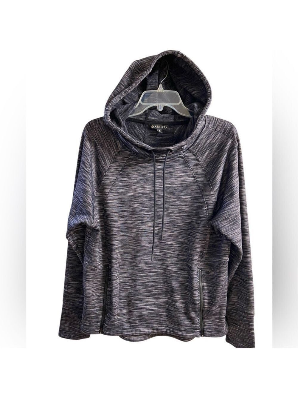 Athleta Grey Spacedye Hoodie Medium